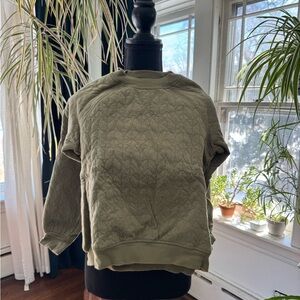 Treasure & Bond Green Crewneck Matching Set